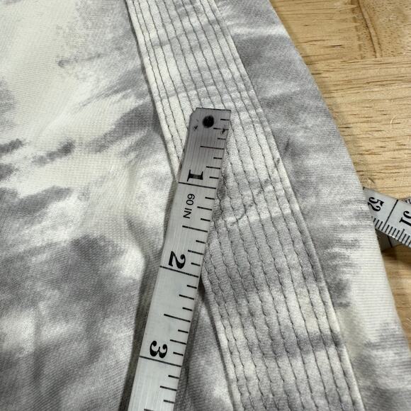 Athleta Farallon Printed Jogger Inversion Light Grey Women's Size 24 NWOT STAIN - Picture 8 of 11